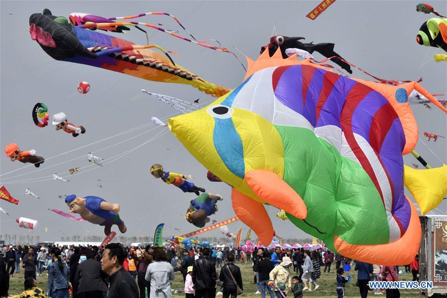 36th Weifang Int'l Kite Festival kicks off in E China's Shandong China