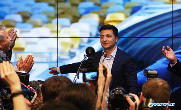 Zelensky Wins Ukraine's Presidential Election - China.org.cn