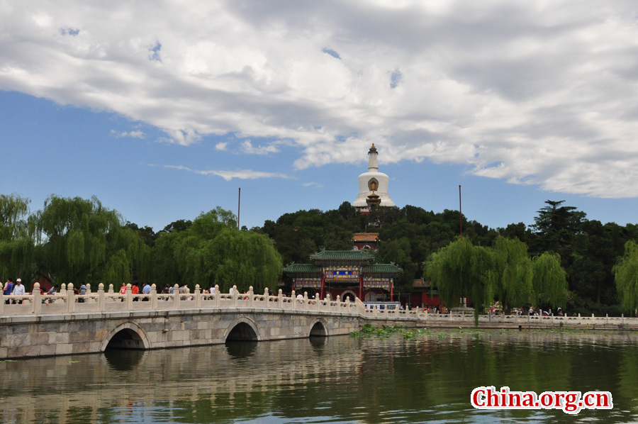 Located to the west of the Forbidden City and Jingshan Park, Beihai (literally the Northern Sea) Park is one of the oldest, largest and best-preserved ancient imperial gardens in China.