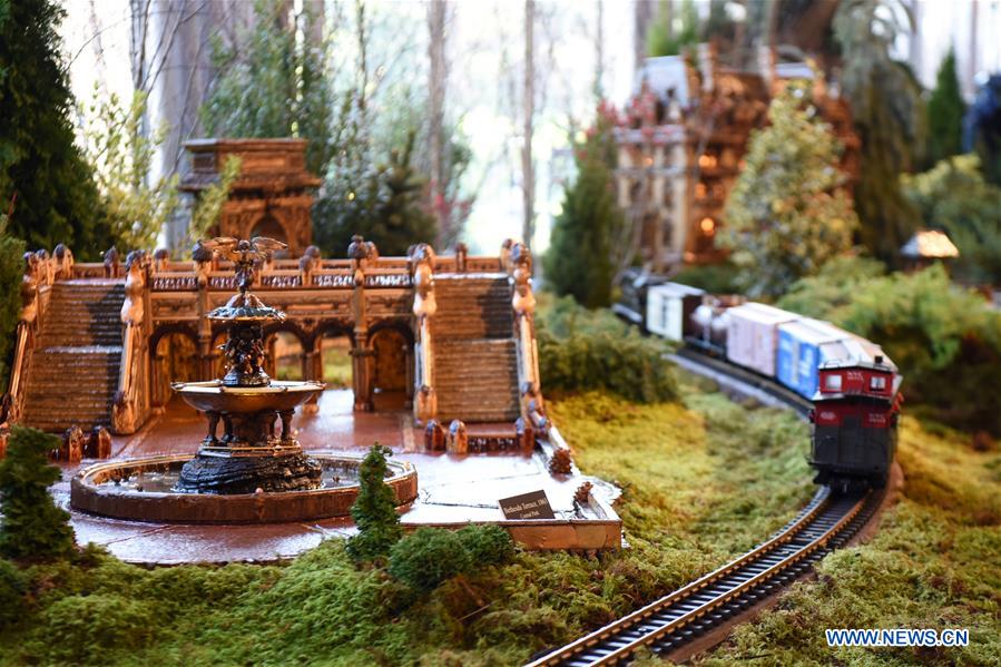 Holiday Train Show Held In New York China Org Cn