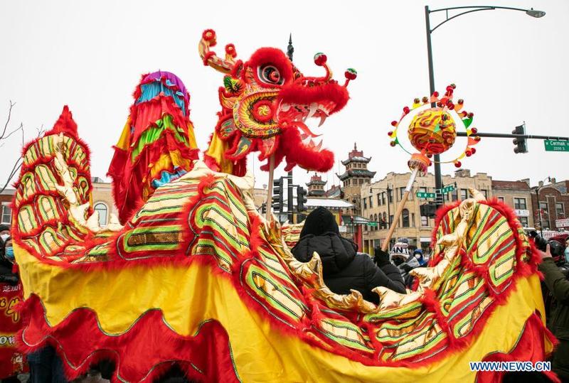 Chicago's Chinatown celebrates Chinese New Year english.scio.gov.cn