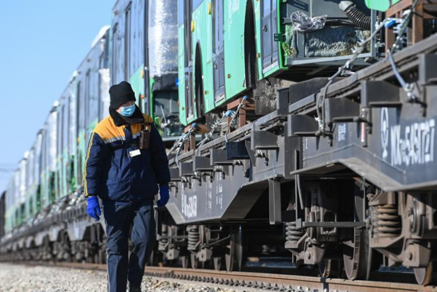 Horgos Port in Xinjiang sees increased number of China-Europe freight trains