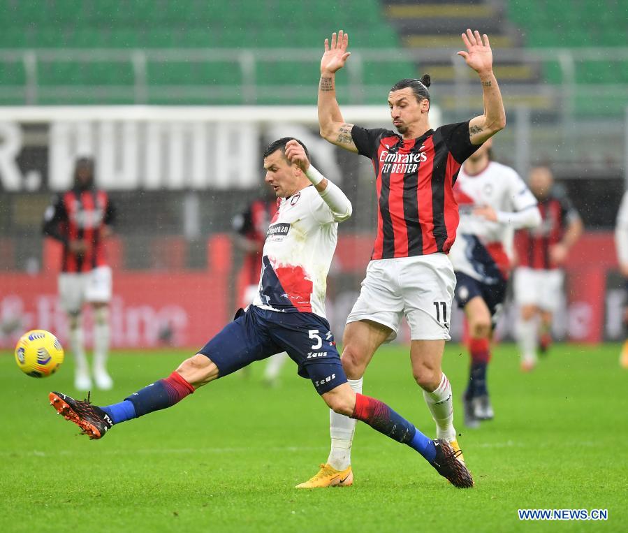 Ibrahimovic Satrs As Milan Beat Crotone- China.org.cn