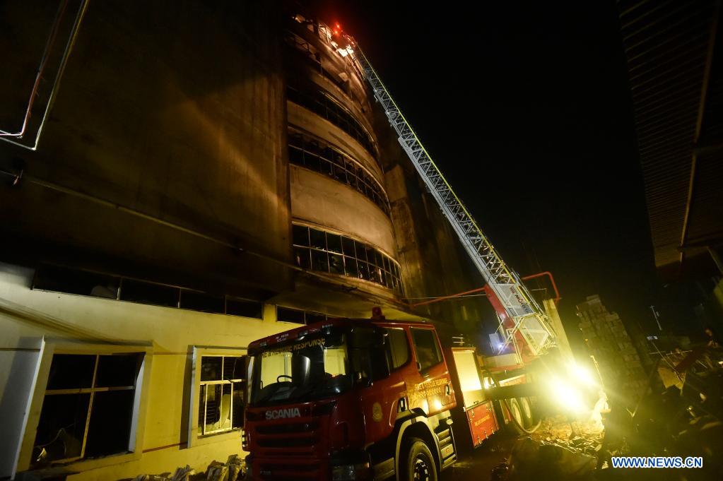 Death toll of juice factory fire in Bangladesh rises to 52 as blaze