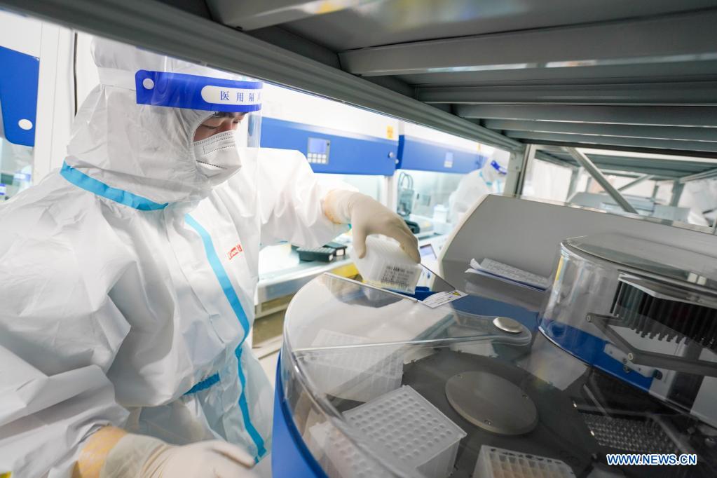 Yangzhou launches 'Falcon' airinflated testing labs for COVID19