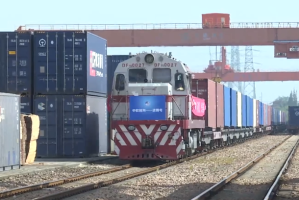 Chinese trains travel through Silk Road, bringing treasures to CIIE
