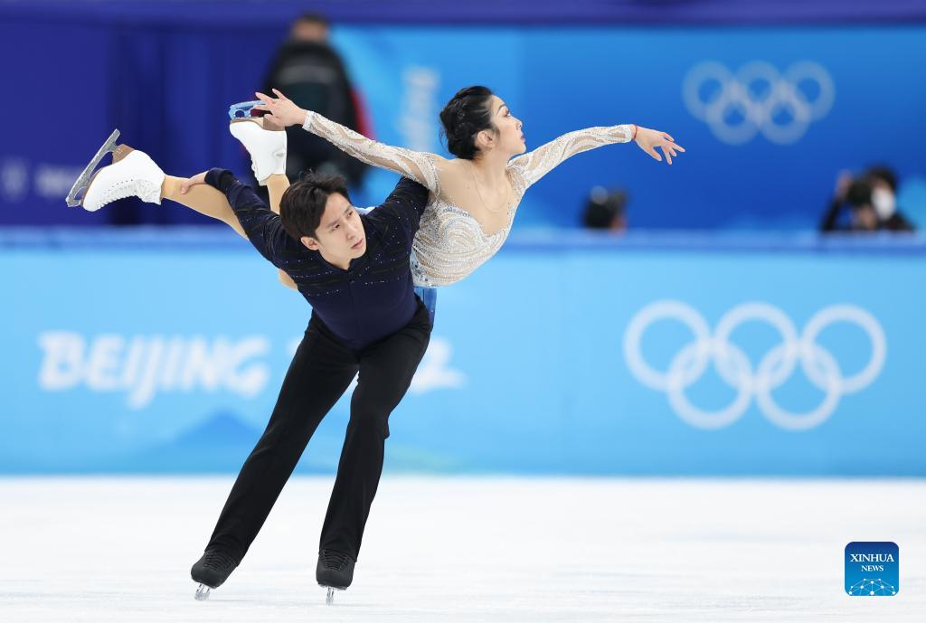 China's Sui/Han win figure skating pairs title at Beijing Winter