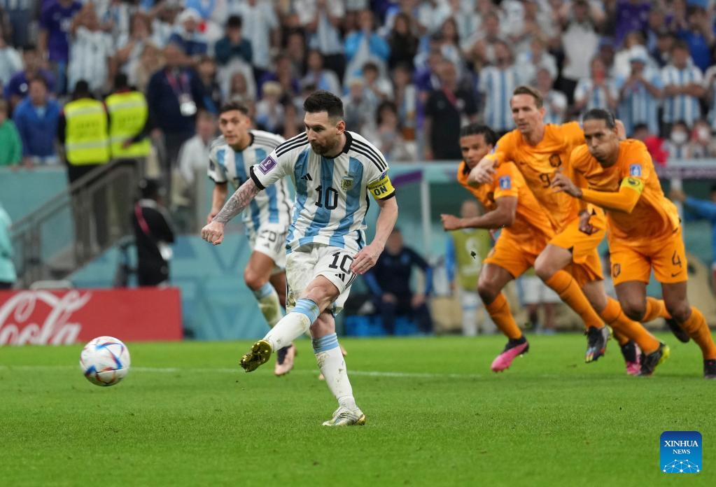 Messi, Argentina beat Netherlands on penalties at World Cup