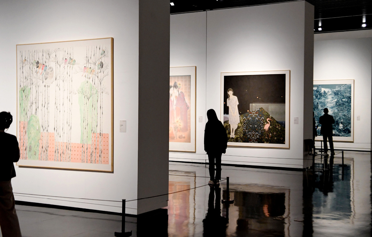 Chinese Painting Exhibition Held In Zhengzhou Art Museum China Org Cn