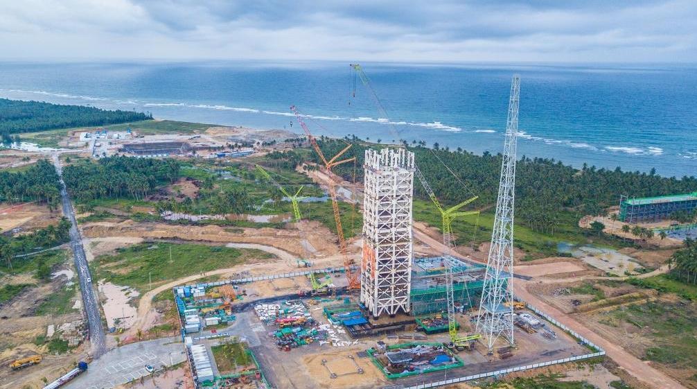 Hainan Commercial Spacecraft Launch Site Under Construction In Wenchang ...