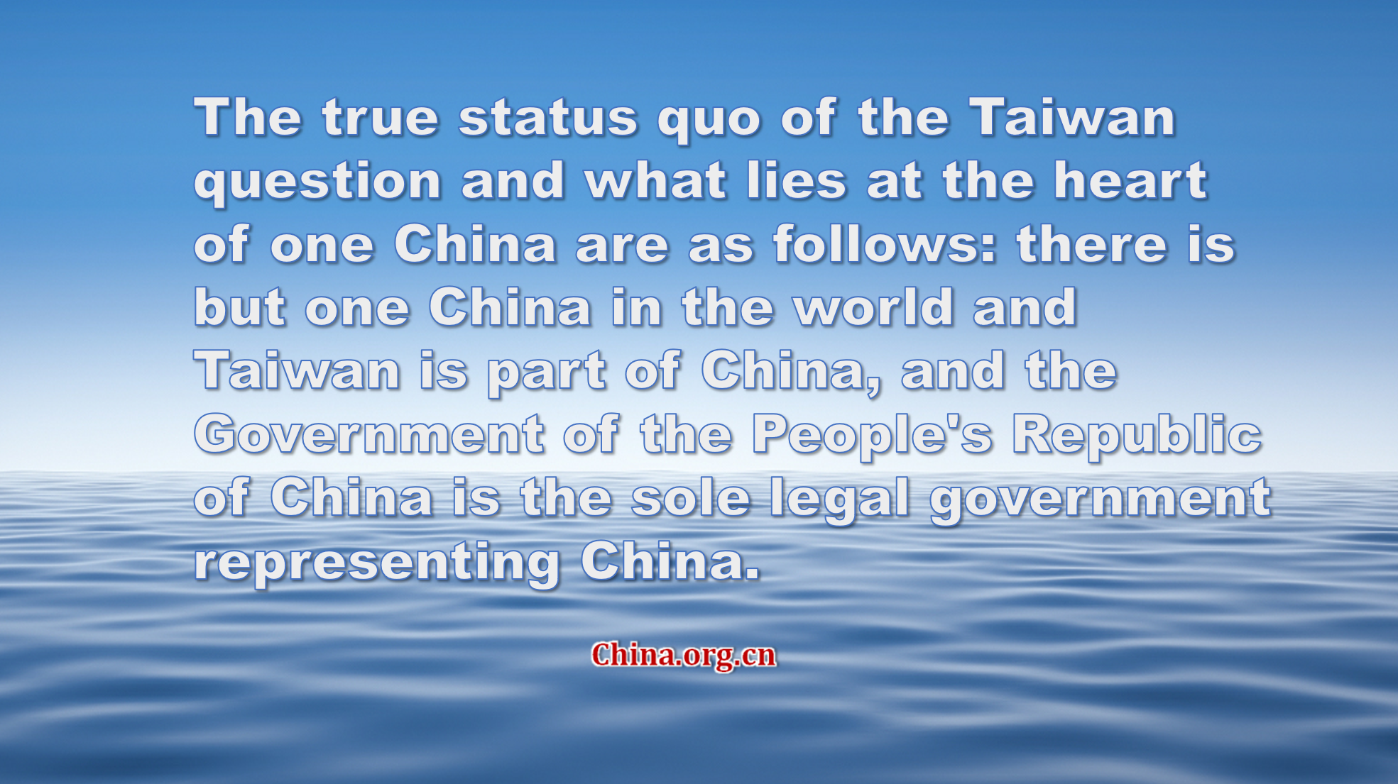 Xi's Remarks On Resolving Taiwan Question- China.org.cn