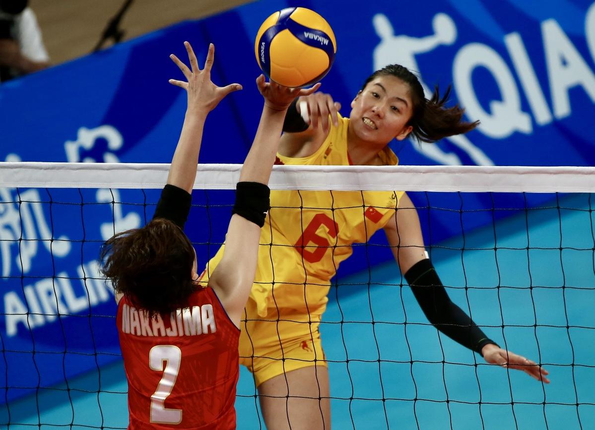 China top Japan to win women's volleyball title