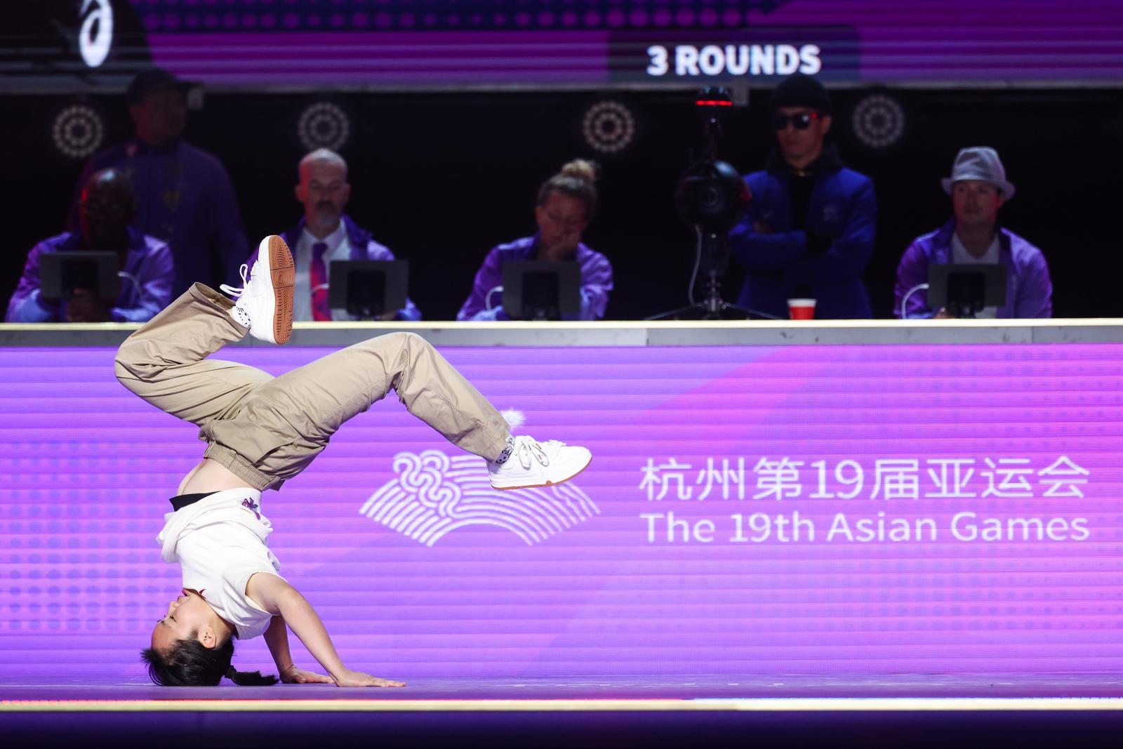 China's Liu, Japan's Nakarai win gold in breakdancing at Asiad, secure