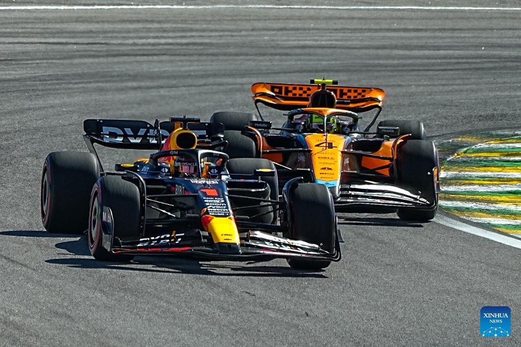 F1 Brazilian GP: Verstappen fends off Norris for 17th win of 2023