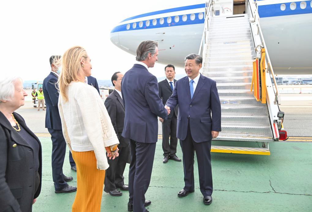 Xi Arrives In San Francisco For Talks With Biden, APEC Meeting - China ...