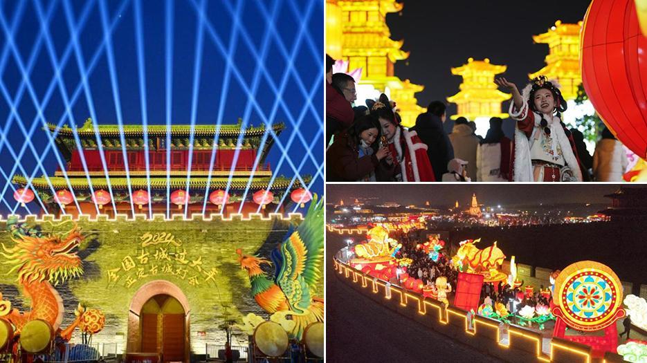 Lantern show held to greet upcoming Spring Festival at Zhengding ...