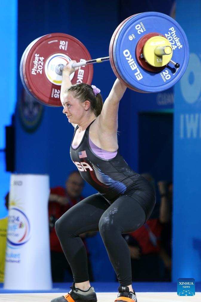 US weightlifter Reeves bags 3 golds at IWF World Cup