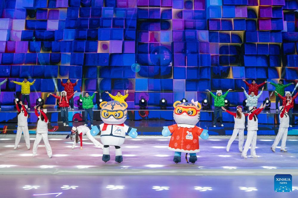 Color system, core graphics, sports pictograms unveiled for 9th Asian Winter Games