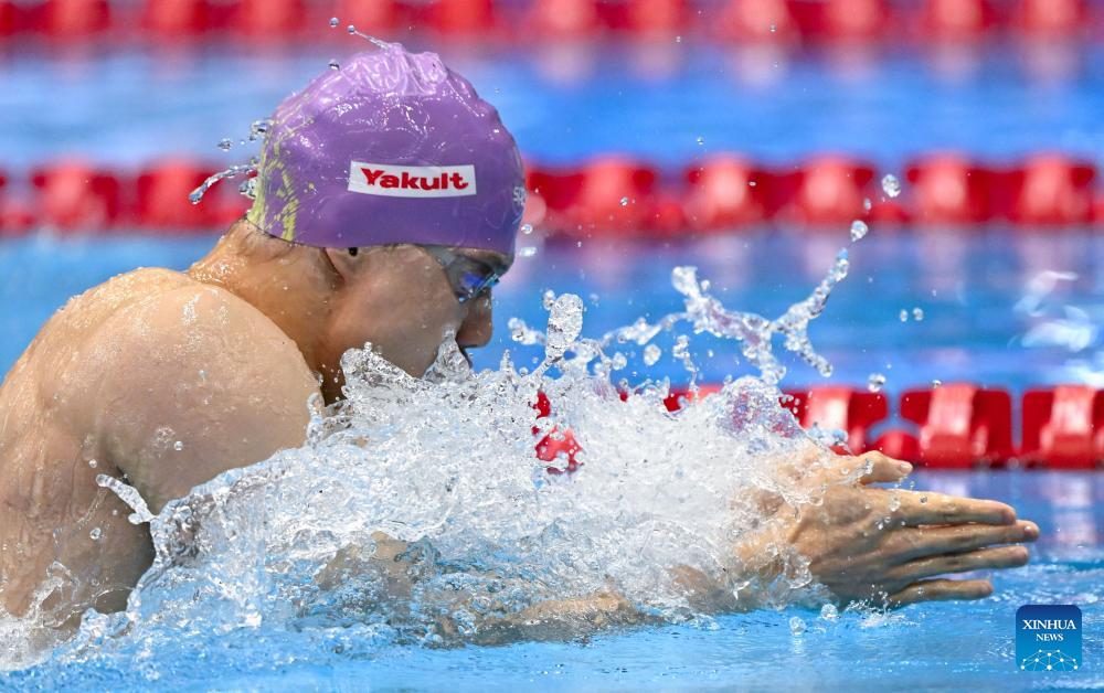 China's star swimmers make final sprint for Paris 2024