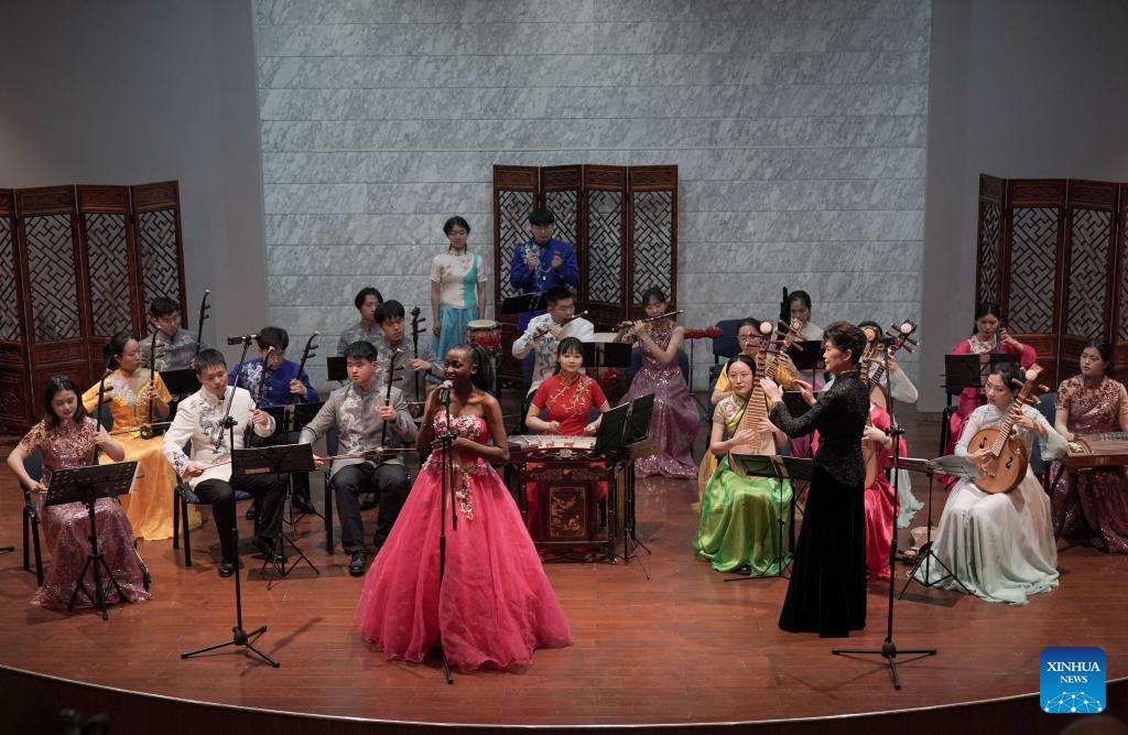 Chinese orchestra group performs at Kenya's oldest university