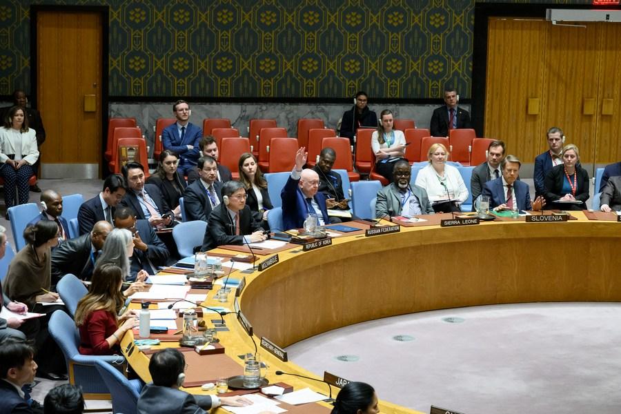 Russia vetoes UN Security Council draft resolution on weapons of mass destruction in outer space
