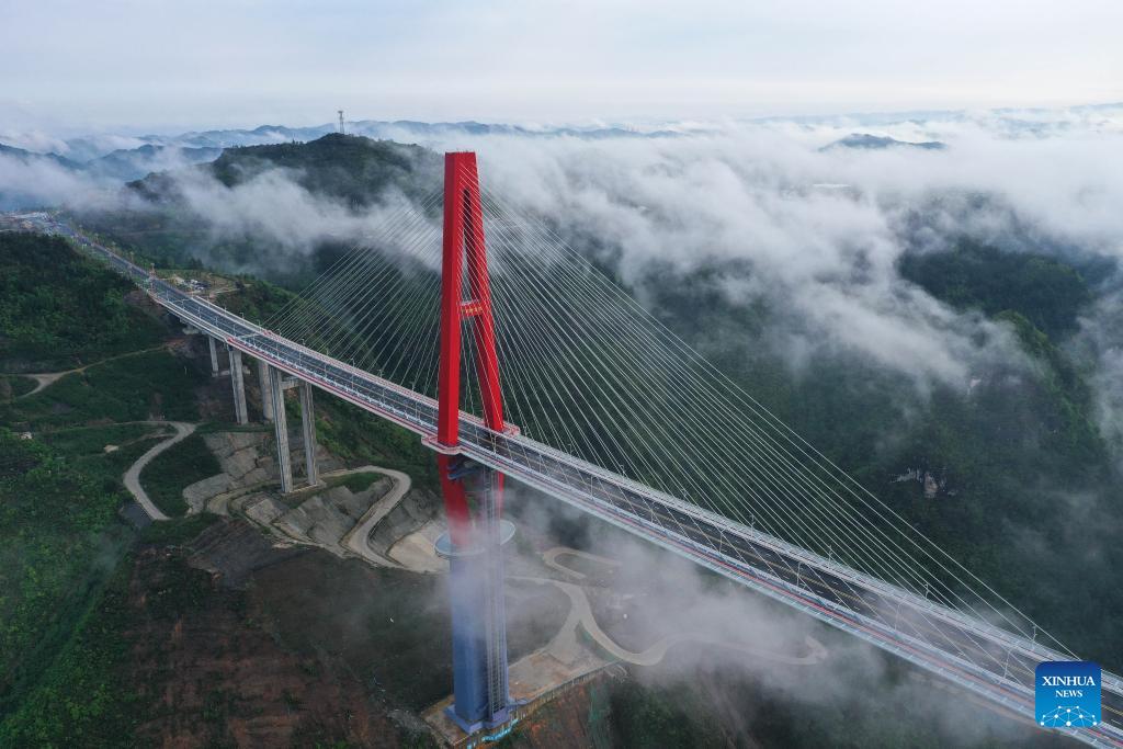 Longli River Bridge In SW China's Guizhou Opens To Traffic- China.org.cn