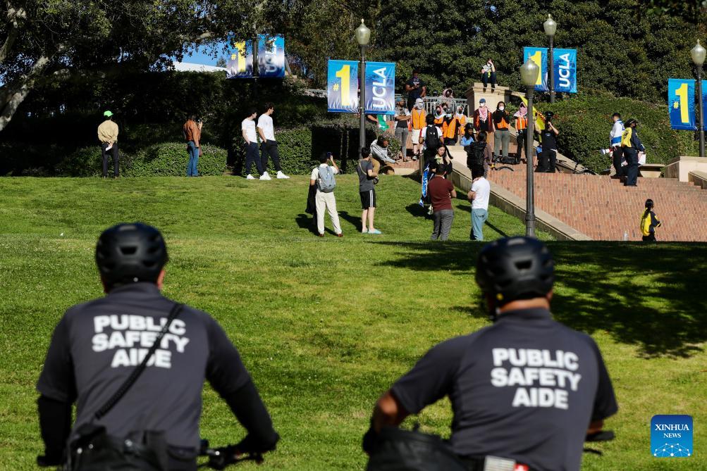 US student protests continue, with over 270 arrests on weekend