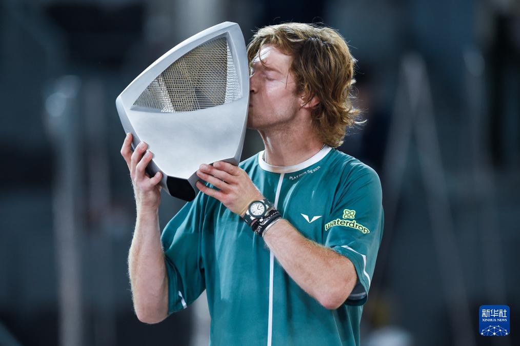 Madrid Open: Rublev overcomes illness to win title