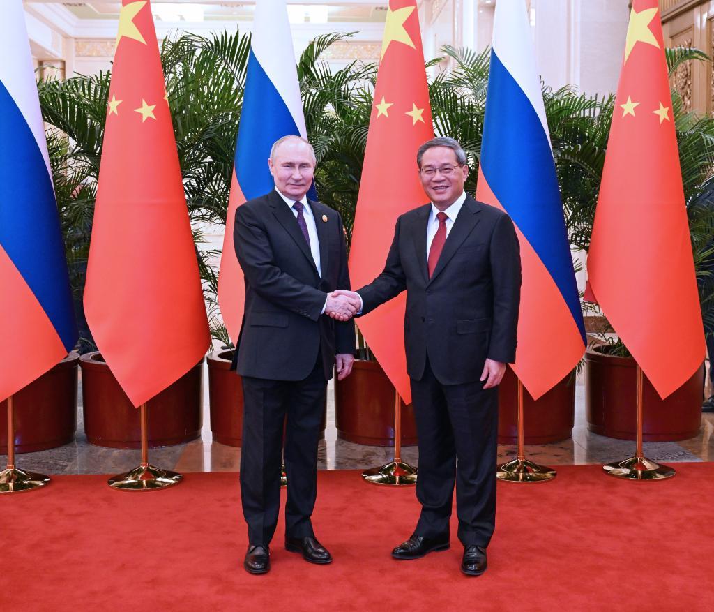 Chinese premier meets Putin on bilateral ties