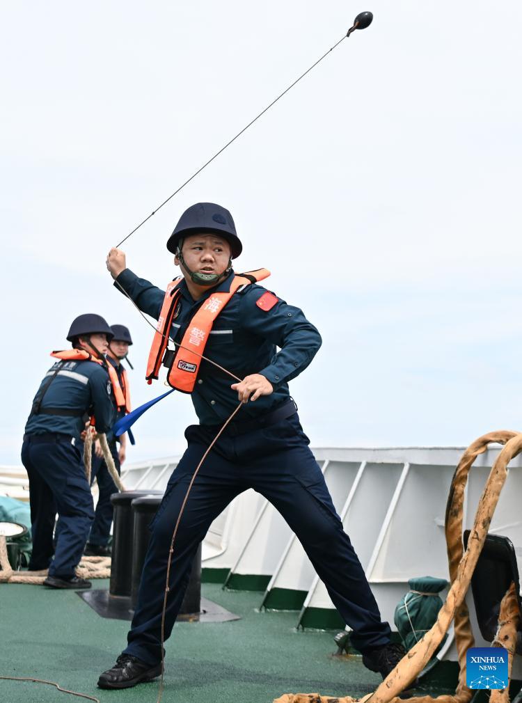 China Coast Guard Vessels Patrol In Waters Adjacent To Huangyan Dao ...