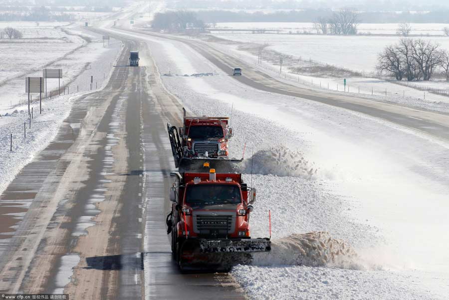 Another snowstorm strikes US - China.org.cn