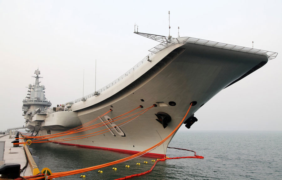 Blue-water sailing nears for aircraft carrier- China.org.cn