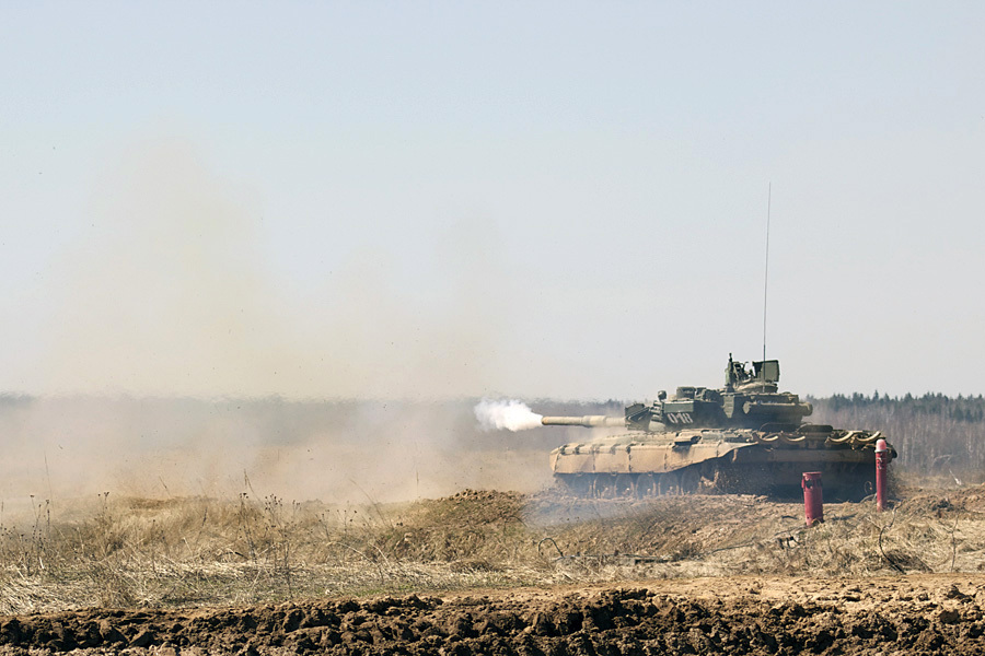 Russia's T-90A tanks- China.org.cn