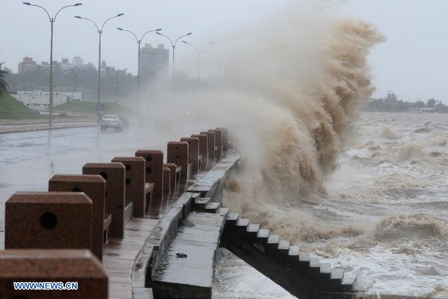 Extra-tropical cyclone hits Uruguay - China.org.cn