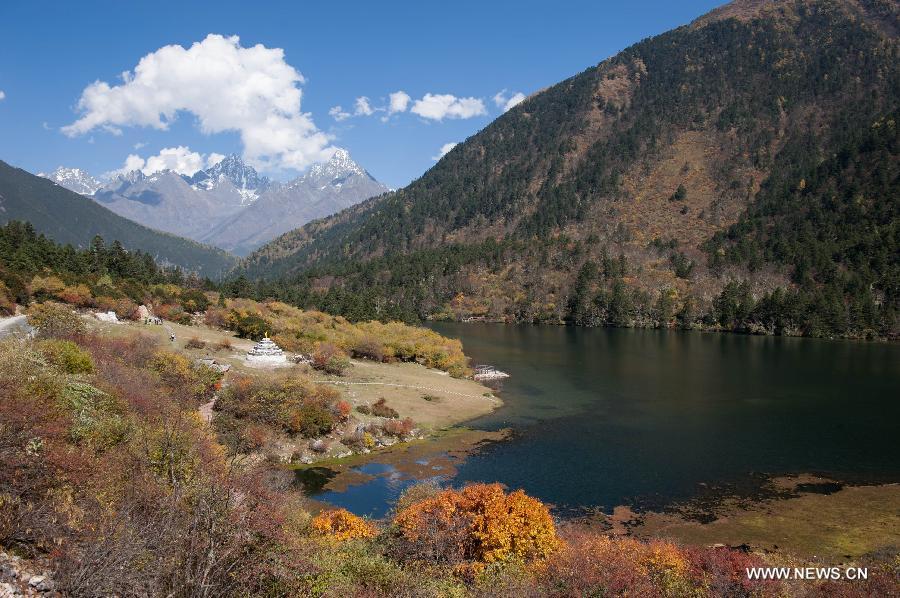 Autumn scenery of Mugecuo in Kangding County - China.org.cn