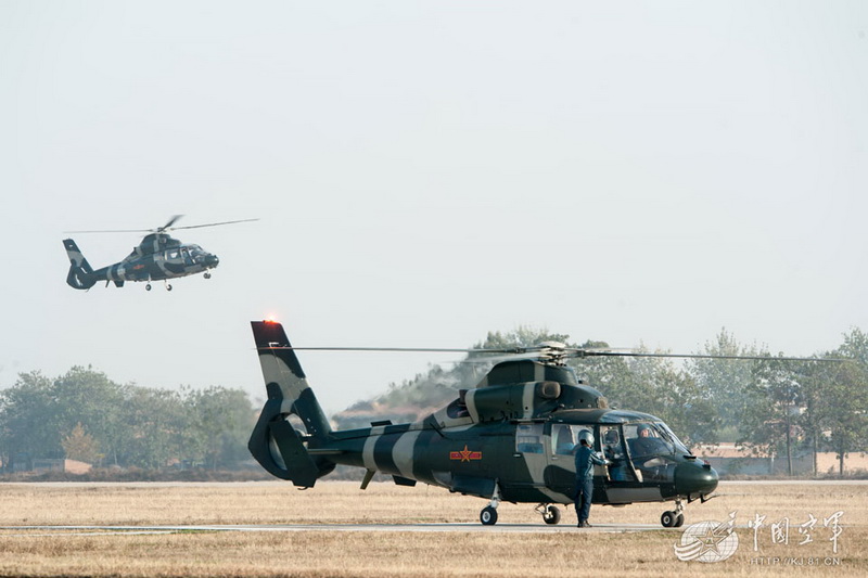 PLA Air Force helicopter training- China.org.cn