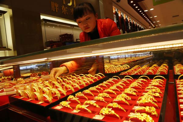 Gold up on China liquidity boost - China.org.cn