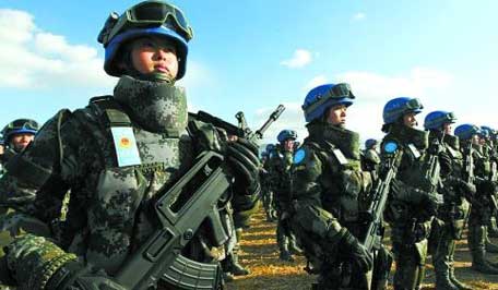 China sends infantry battalion to South Sudan