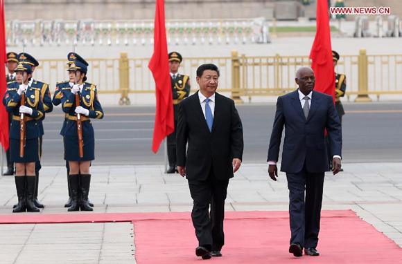 China, Angola pledge co-op for common development - China.org.cn