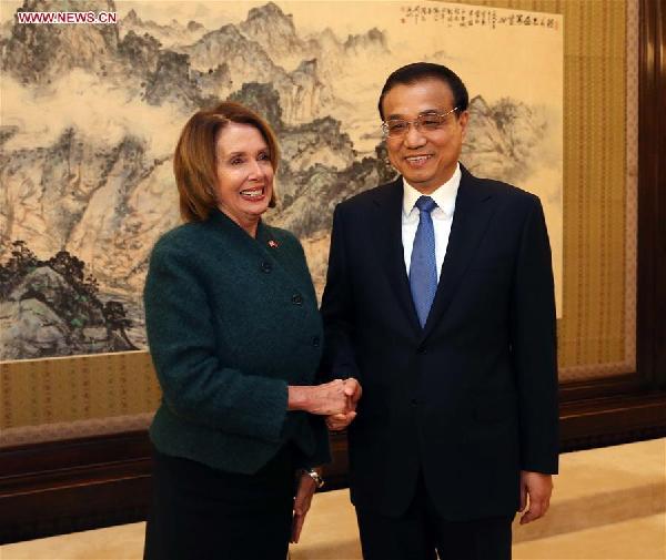 Premier Li calls for more China-US communication when meeting Pelosi ...