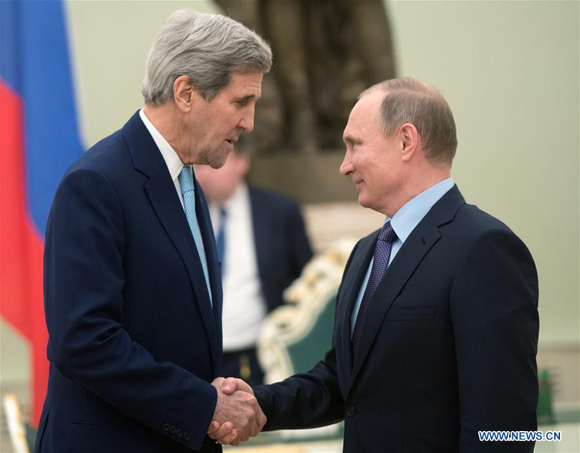 Putin, Kerry meeting in Moscow over Syrian crisis - China.org.cn