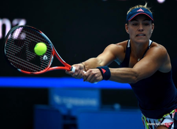 Kerber stays positive to grab first round win at China Open - China.org.cn