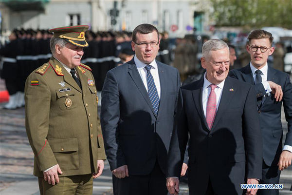 US Defense Secretary Mattis visits Lithuania - China.org.cn