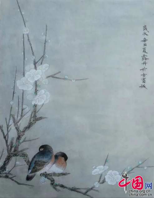 广安中学张露丹荣获中国画类高中组一等奖_中国国情_中国网