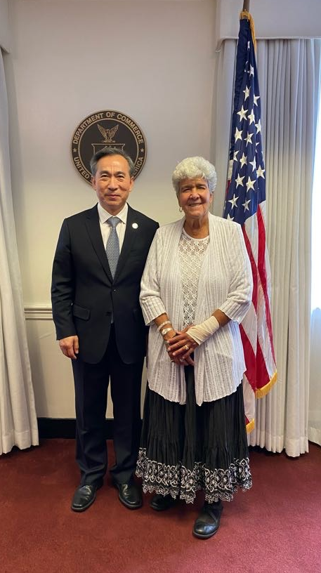 中國貿促會會長任鴻斌會見美商務部副部長瑪麗莎·拉戈_中國網