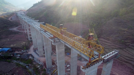 Expressway bridge under construction in Yunnan- China.org.cn