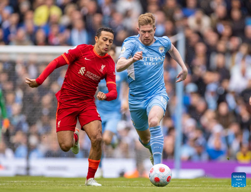 Man City 2-2 Liverpool: All square as title race continues - China.org.cn