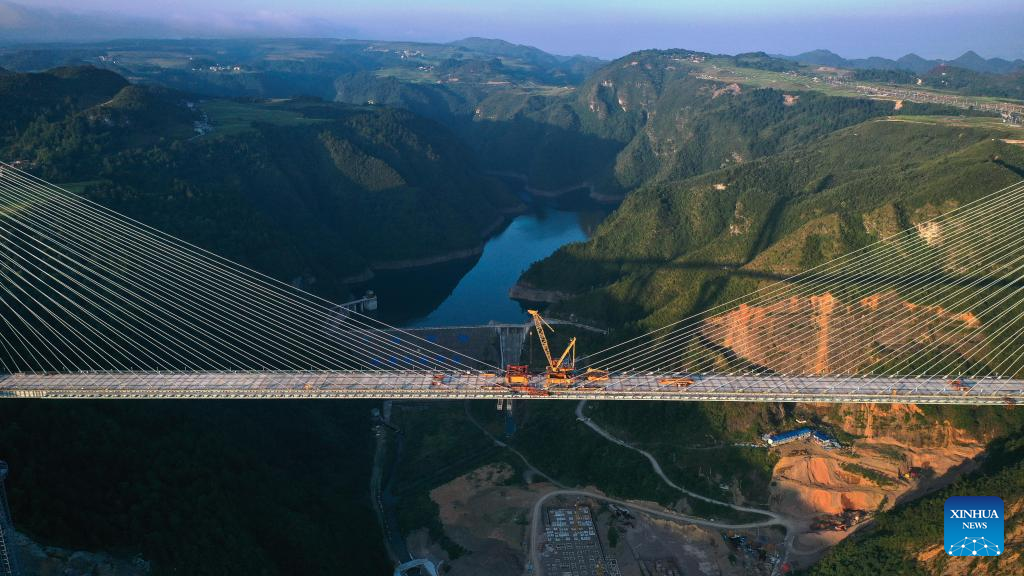 Longli River bridge joined together in SW China's Guizhou- China.org.cn