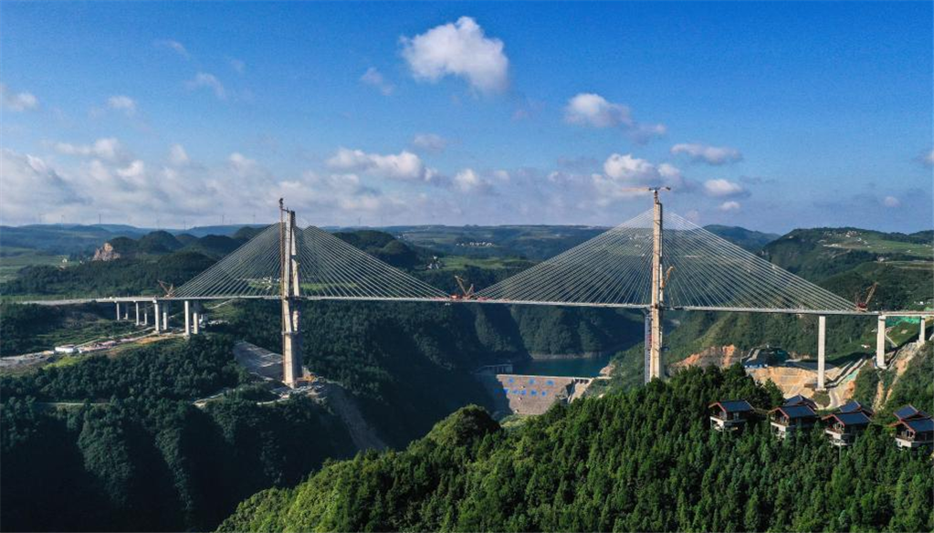 Longli River bridge joined together in SW China's Guizhou- China.org.cn