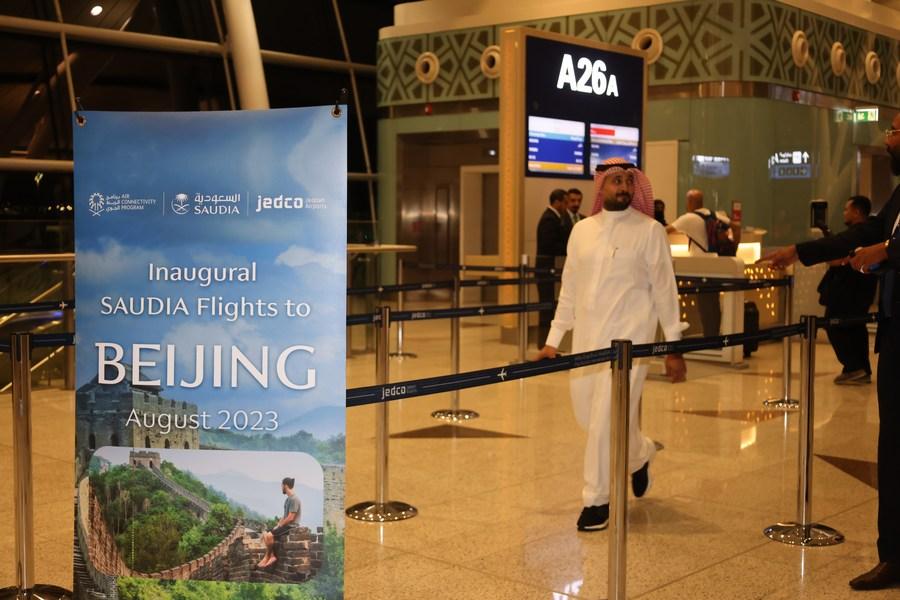 Saudi flag carrier launches direct route to Beijing - China.org.cn